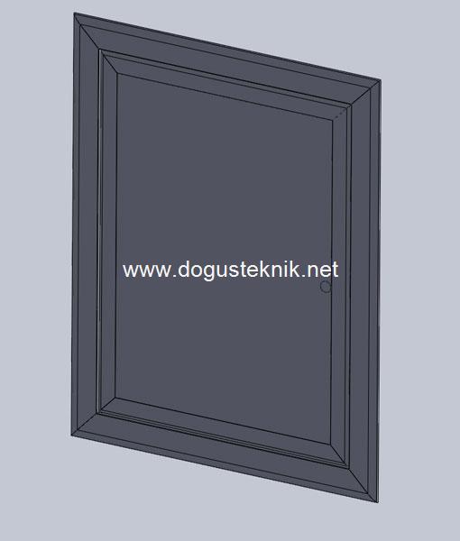  Mandallı Kontrol Kapağı DTK-01M