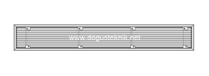  Mandallı Lineer Menfez DTM-04M
