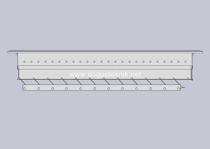  Çift Sıra Paralel Kanatlı Menfez DTM-01P